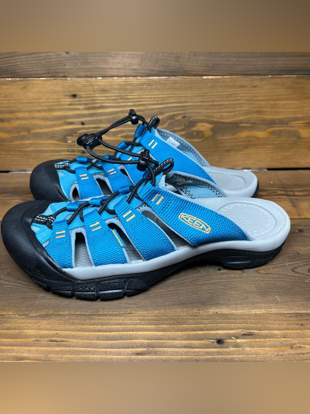 Keen Newport Slide Sport Waterproof Sandal Turquoise Women size 9.5 - Picture 3 of 8